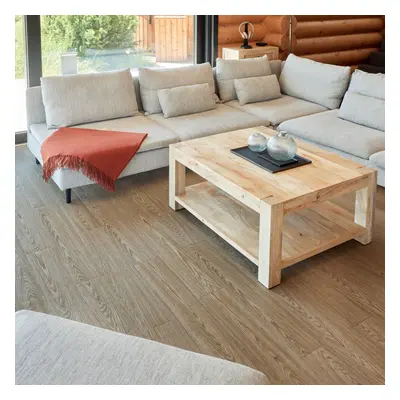 (Natural Oak) Self-Adhesive Floor Planks - Planks Per Pack Covering 5mÂ² (53.8 ftÂ²) - Peel And 