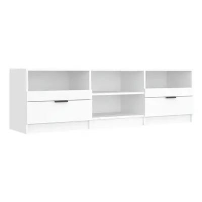 (white) vidaXL TV Cabinet Engineered Wood Entertainment Centre Furniture Multi Colours