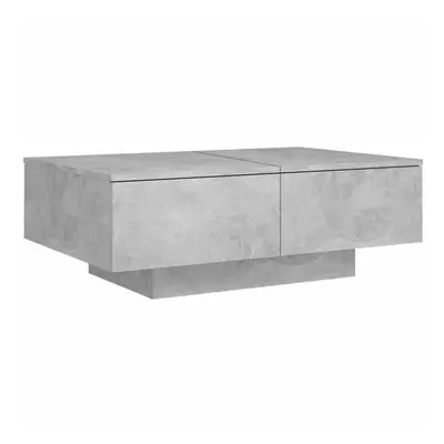 vidaXL Coffee Table Concrete Grey Engineered Wood Living Room Couch End Table