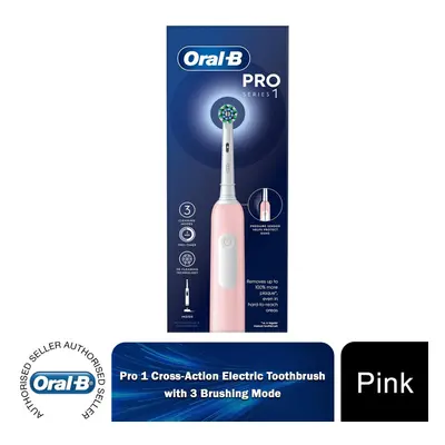 (Pink) Oral-B Pro Cross-Action Electric Toothbrush