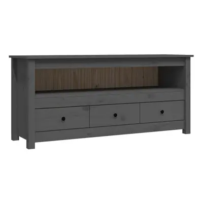 (Grey) vidaXL Solid Wood Pine TV Cabinet TV Stand Media HiFi Cabinet Multi Colours