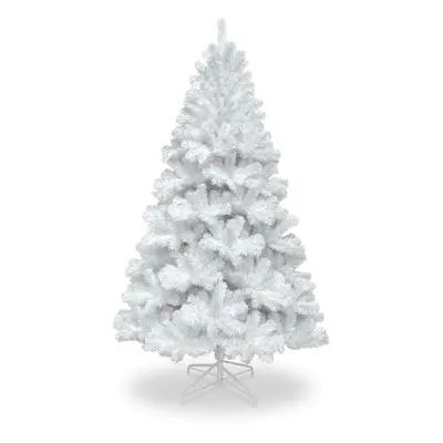 (7ft/210cm) Christmas Tree White Deluxe w/ Storage Bag