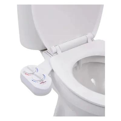 vidaXL Bidet Toilet Seat Attachment Hot Cold Water Single Nozzle Accessories