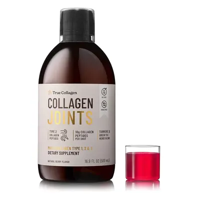 True Collagen Joint Peptides - 500ml |10,000mg Hydrolyzed Collagen Type 1, & with Vitamin C, D, 