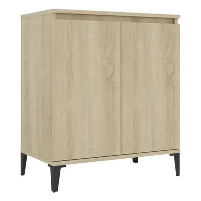 vidaXL Sideboard Sonoma Oak Engineered Wood Storage Cabinet Indoor Furniture