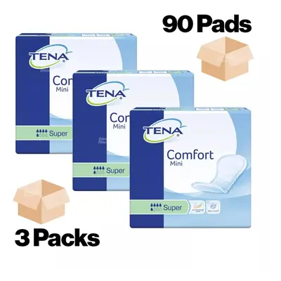 90 TENA Comfort Mini Super - Packs of - Incontinence Pads - 800ml