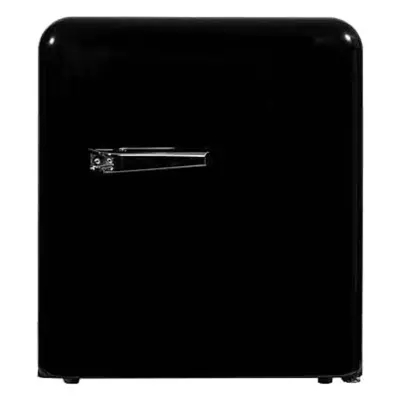 Black Retro Mini Fridge/Table top Drinks Cooler 45L - SIA RFM44K