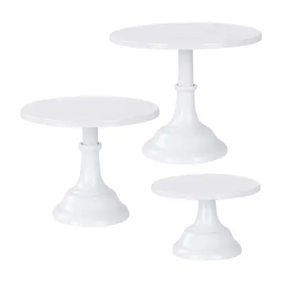 moresk-3Pcs Cake Stand, Cake Stand , Tall Cake Stands for Dessert Table, Perfect Display for Wed