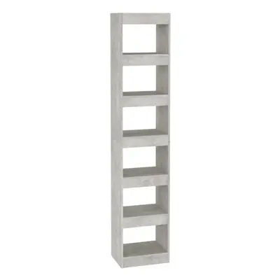 (concrete grey) vidaXL Book Cabinet/Room Divider Rack Home Organiser Book Shelf Multi Colours