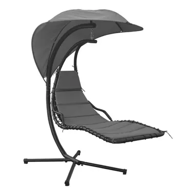 (Grey) HELICOPTER CHAIR SWING HAMMOCK SUN LOUNGER