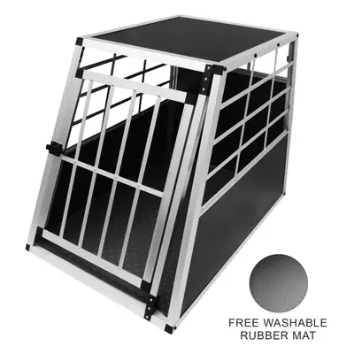 Pet Transport Cage Car Crate Aluminium Single Large Travel Box Door