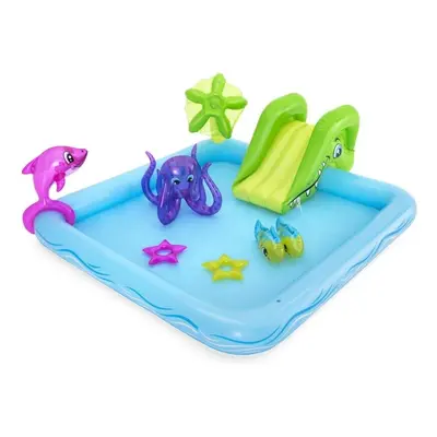 Bestway Play Centre Inflatable Swimming Pool with Slide Fantastic Aquarium