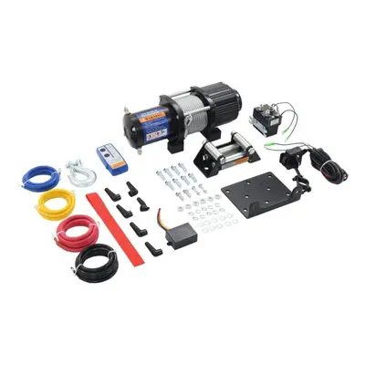 vidaXL Electric Winch 12V 4500lbs 2040kg & Remote Control Workshop Hoist Lift