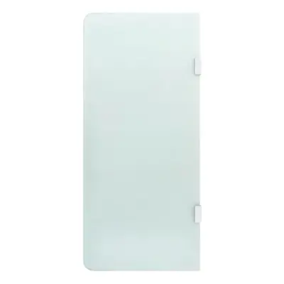 vidaXL Wall-mounted Urinal Privacy Screen/Divider/Plate 90x40cm Tempered Glass