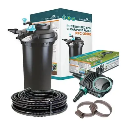 AllPondSolutions 20000L Pressurised Pond Filter Easy Clean PFC-20000-ECOKIT