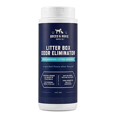 Rocco & Roxie Litter Box Odor Eliminator Ã¢ Best Natural Urine Deodorizer for Cat Litter Boxes Ã