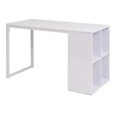 vidaXL Writing Desk White Home Office Computer Study Work Table Furniture