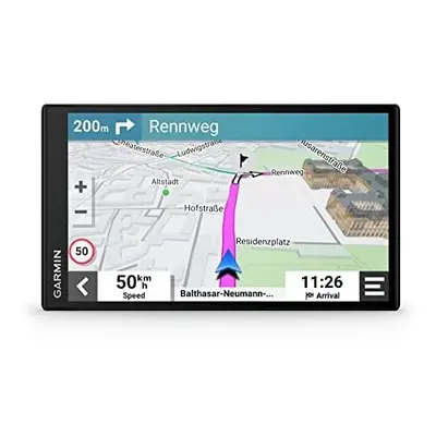 Garmin DriveSmart MT-S Inch Sat Nav with Map Updates for UK, Ireland and Full Europe, Environmen