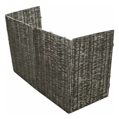 Willow Wheelie Bin Screen (Triple)