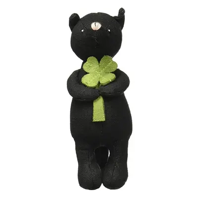 Jellycat Mini Messenger Cat with Shamrock