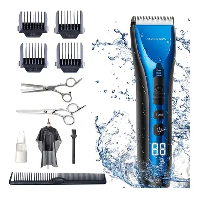 Barberboss Professional Hair Trimmer, Beard Trimmer, Shaver for Men & Boys, Waterproof, Cordless