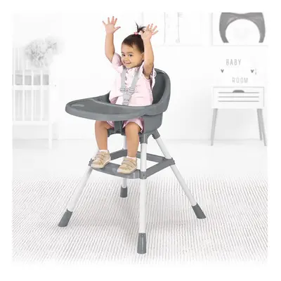 Dolu Dining High Chair - Grey