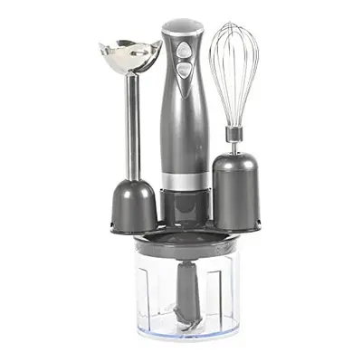 EK2827GUNMETAL Cosmos in Hand Blender Mixer Set Electric Whisk Mini Chopper Attachments W Stainl