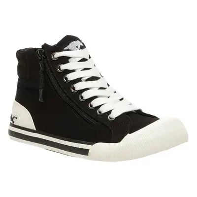 (7 UK, Black) Rocket Dog Womens/Ladies Jazzin Hi Trainers