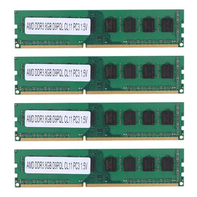 Tsulyn 4X 8Gb Ddr3 1600Mhz Ram Desktop Memory Dimm Amd F2 M2 Computer Pc