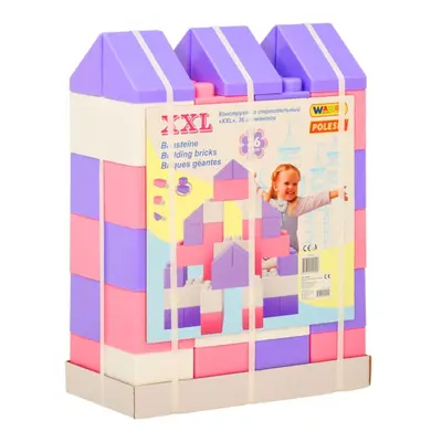 Polesie Wader Block Toys 36 Pieces Stacking Blocks Building Brick Set