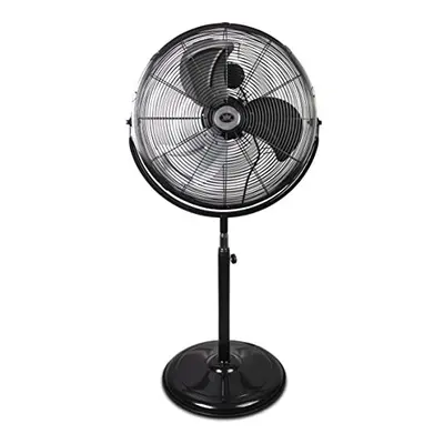 Prem-i-air Inch Powerful Cooling Pedestal Air Circulator Fan with Airflow Speed Settings and Hei