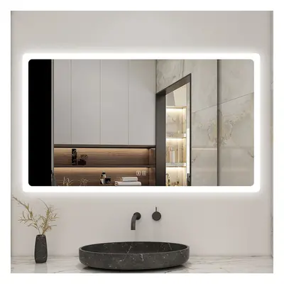 120x70cm Bluetooth Bathroom Mirror with Shaver Socket