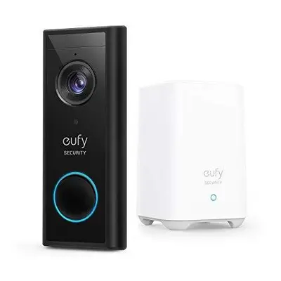 eufy Security Wireless Video Doorbell (Battery-Powered) with 2K HD, No Monthly Fee, On-Device AI