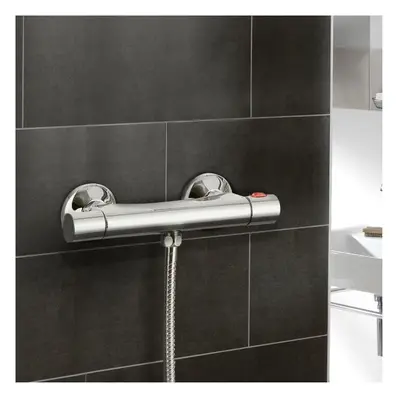 Zeta Round Thermostatic Bar Shower Valve