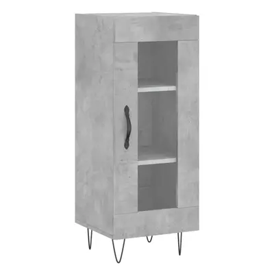 (concrete grey) vidaXL Sideboard Storage Cabinet Cupboard Side Cabinet White Engineered Wood