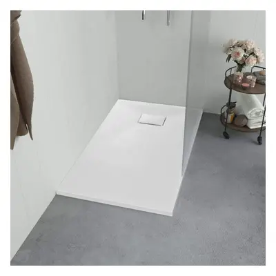 Shower Base Tray SMC White 90x70 cm