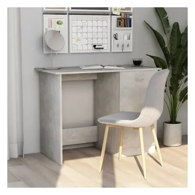 Desk Concrete Grey 100x50x76 cm Chipboard