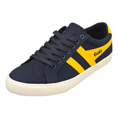 (9) Gola Varsity Mens Casual Trainers in Navy Sun