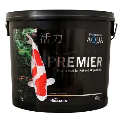 (6kg, 3-4mm) Evolution Aqua Premier Pond Pellets Fish Food Koi Health Growth Water Quality