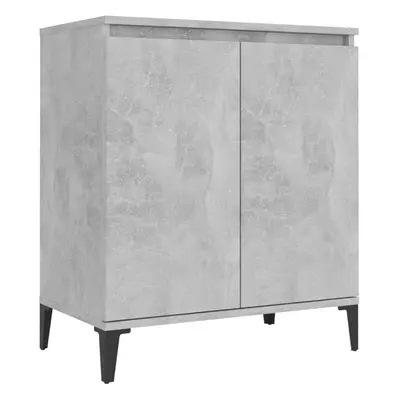 vidaXL Sideboard Concrete Grey Engineered Wood Storage Cabinet Home Furniture