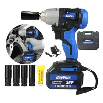 18V Cordless Impact Wrench 1/2" Drive Impact Drivers With Battery & Stocks