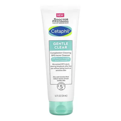 INPROGRESS... Cetaphil, Gentle Clear, Complexion-Clearing BPO Acne Cleanser, 4.2 fl oz (124 ml)