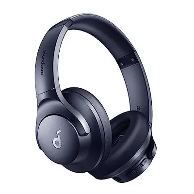 soundcore by Anker Q20i Hybrid Active Noise Cancelling Foldable Headphones, Wireless Over-Ear Bl