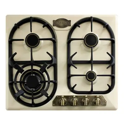 Kaiser Empire 59cm Enamelled Ivory Cooktop | Burner Gas Hob