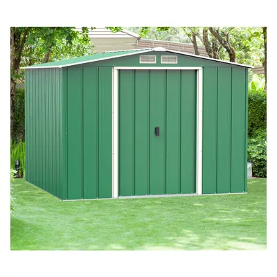 (8x8) BillyOh Partner Eco Apex Roof Metal Shed