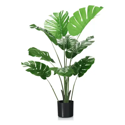 120cm Artificial Monstera Tree Deliciosa Tree with Different Leaves