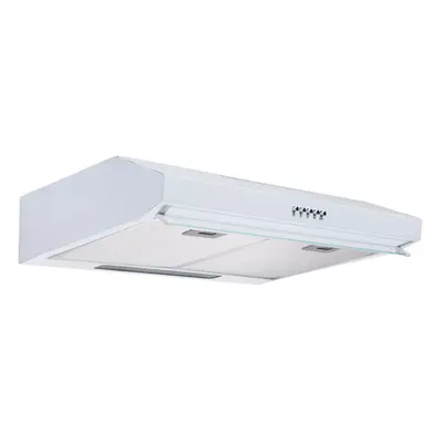 SIA VSR60WH 60cm White Slimline Visor Cooker Hood Kitchen Extractor Fan