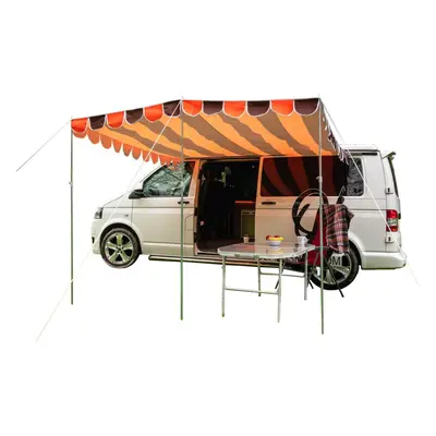 OLPRO Campervan Shade Canopy - Orange & Brown