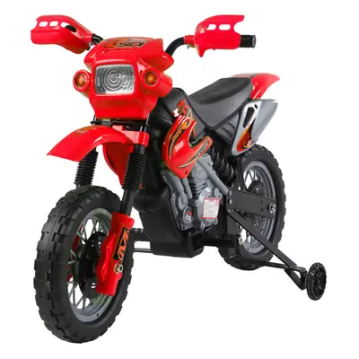 HOMCOM 6V Kids Electric Motorbike Motorcycle Ride On for Years Red