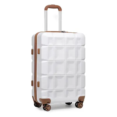 (24 inch) Or pcs 13/20/24/28 Inch ABS Hard Shell Travel Trolley Suitcase Check in Luggage with T